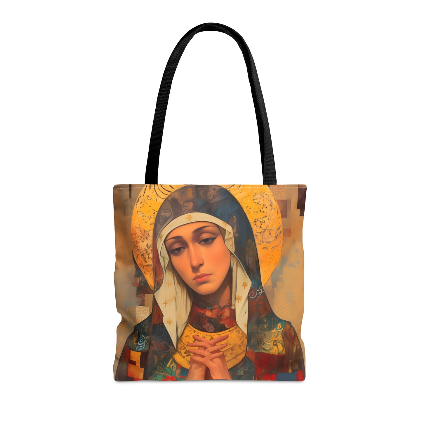 Virgin Mary - Holy Mother of Grace Tote Bag - Large Medium Small Faith Art Bag - Catholic Faith Purse - Religious Carry All