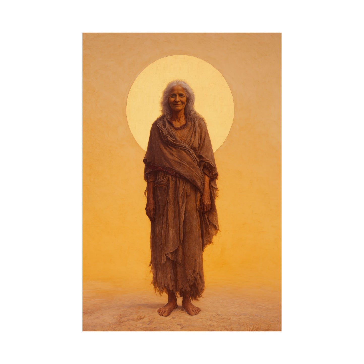 Saint Mary of Egypt - Desert Mother - Sanctified Souls Print - Multiple Sizes - Premium Matte Vertical Posters