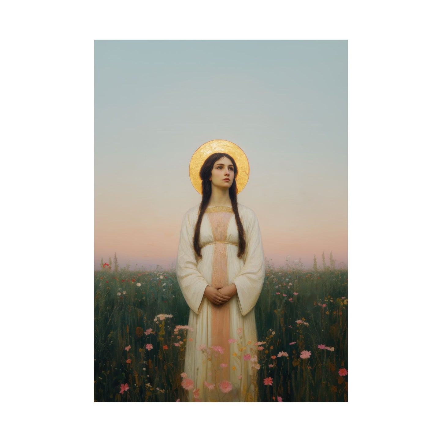 Saint Sabina - Sanctified Souls Print - Multiple Sizes - Premium Matte Vertical Posters - Patron Saint Art