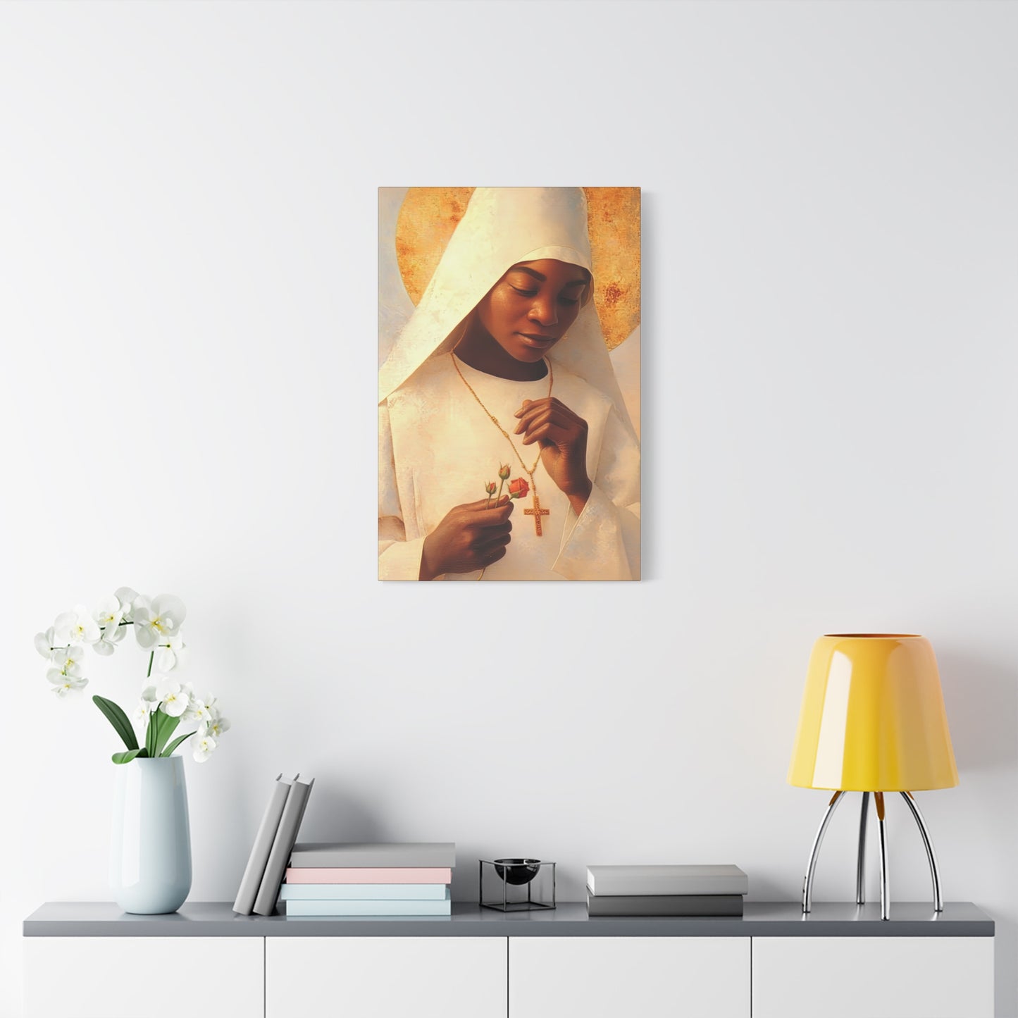 Blessed Marie-Clementine Anuarite Nengapeta - Gallery Wrapped Canvas - Print - Religious Art for your Home - Catholic art print