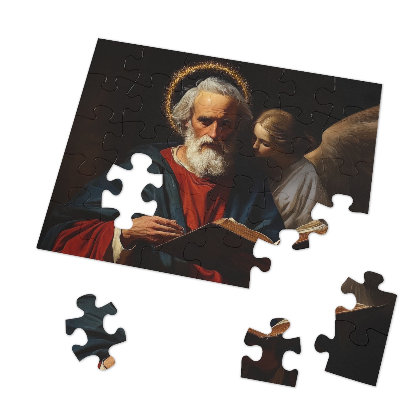 Saint Matthew the Apostle - Puzzle and Keepsake Tin - Religious Jigsaw Puzzle (30, 110, 252, 500,1000-Piece) - Religious Puzzle