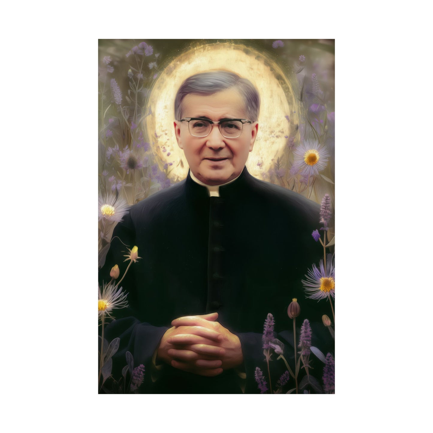 Saint Josemaría Escrivá - Sanctified Souls Print - Multiple Sizes - Premium Matte Vertical Posters