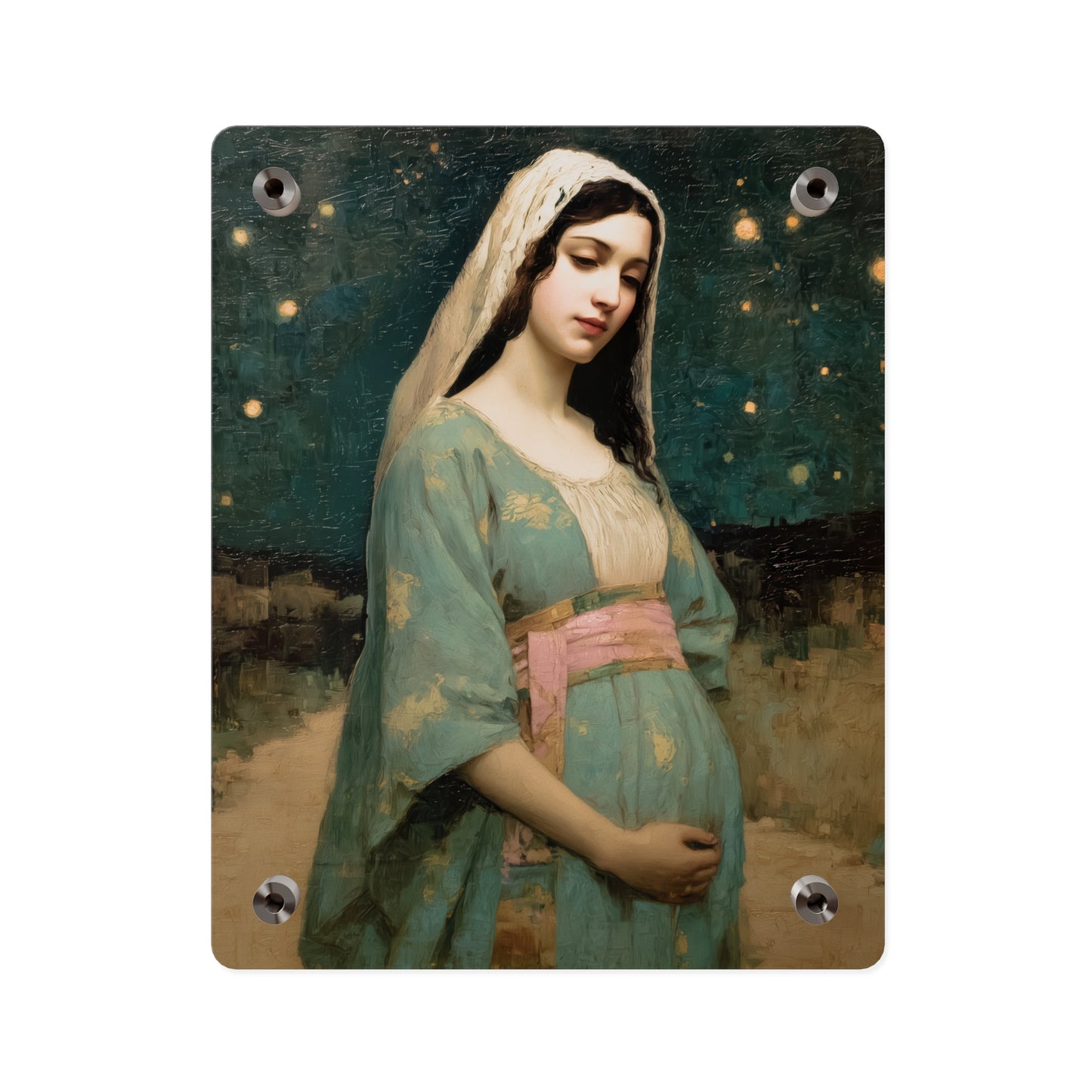 Our Lady of 'O' - Our Lady of Expectation - Mother Mary - Marian Art - Wall Art Panel - Ready to Hang Acrylic Print - Catholic Art