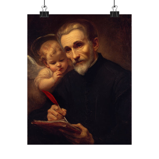 Saint Peter Canisius - Sanctified Souls Print - Multiple Sizes - Premium Matte Vertical Posters