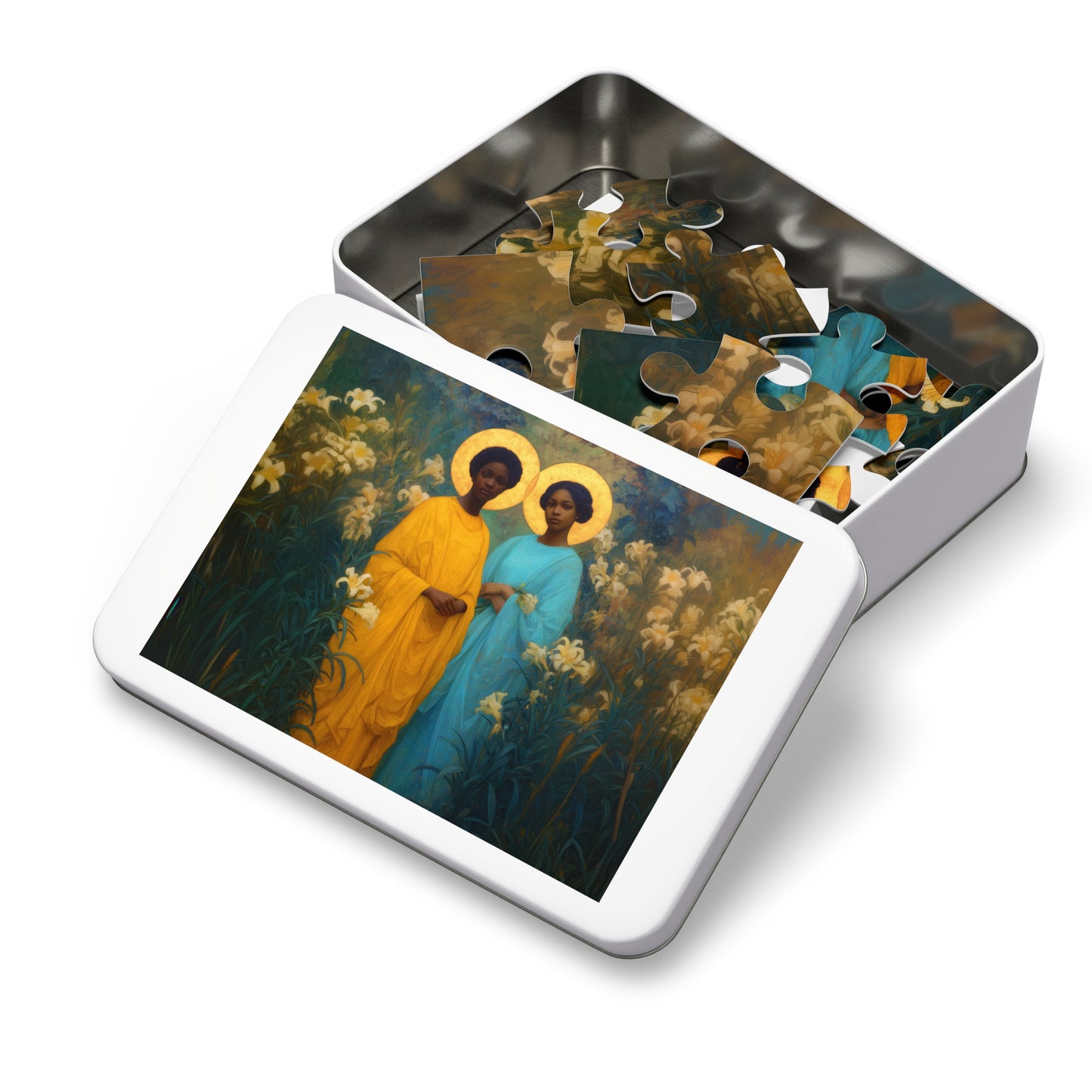 Saint Perpetua and Saint Felicity - Puzzle and Keepsake Tin - Religious Jigsaw Puzzle (30, 110, 252, 500,1000) - Gift for Catholic Families