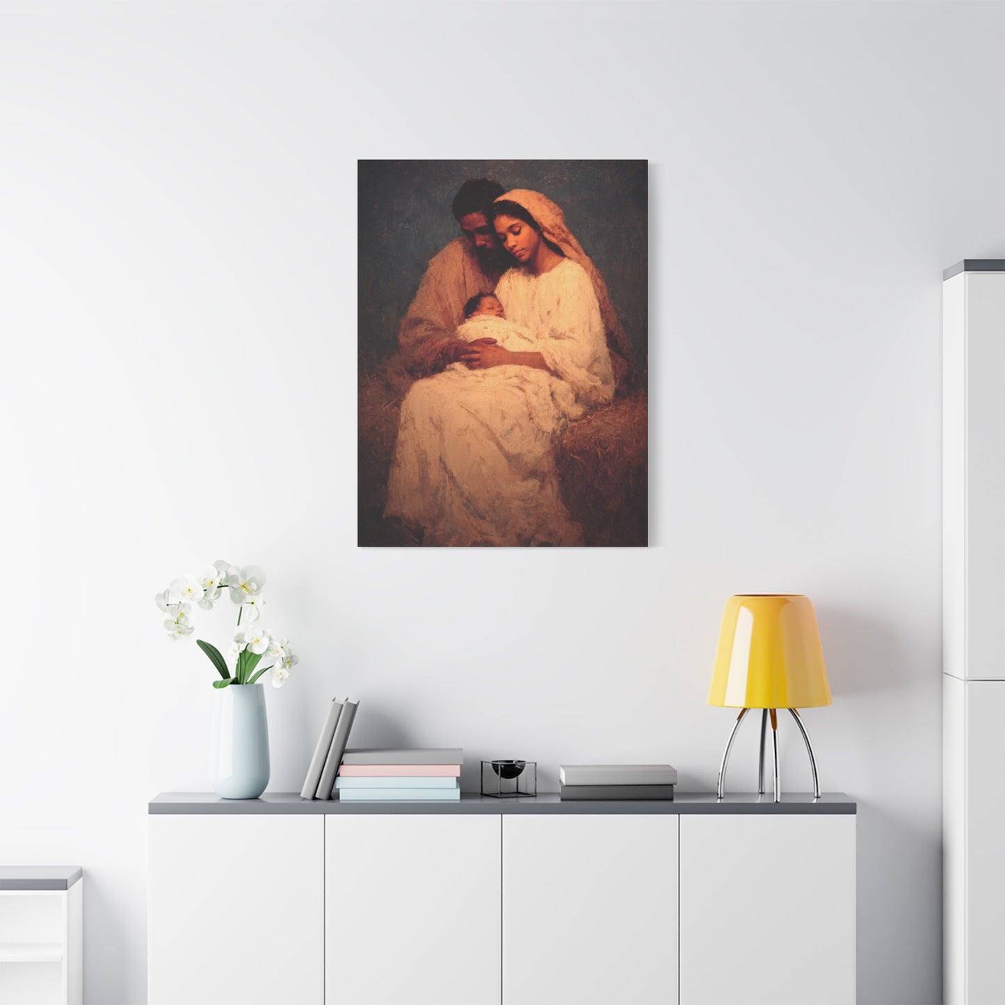 Love Made Visible in the Holy Family - Gallery Wrapped Canvas - Print - Religious Art for your Home - Catholic