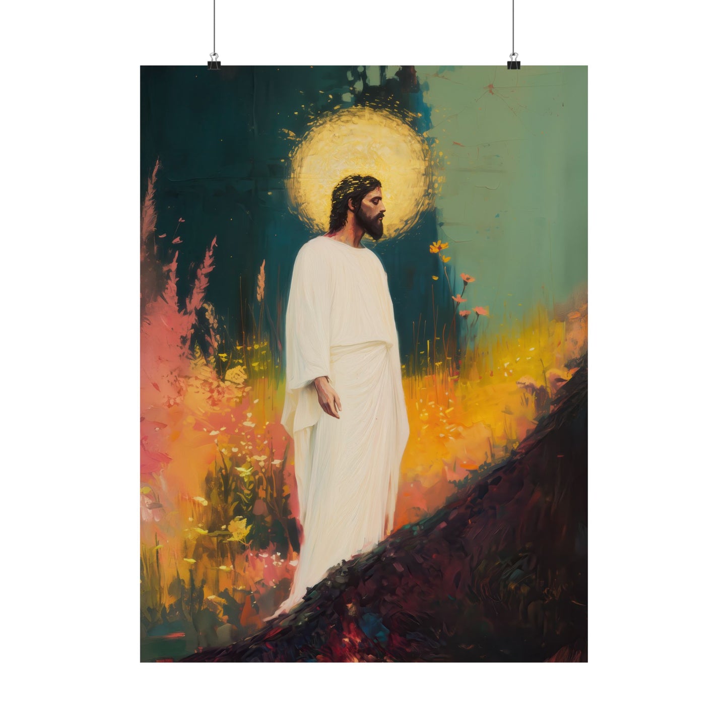 Christus Resurrexit (Christ Is Risen) - Sanctified Souls Print - Multiple Sizes - Premium Matte Vertical Posters - Catholic