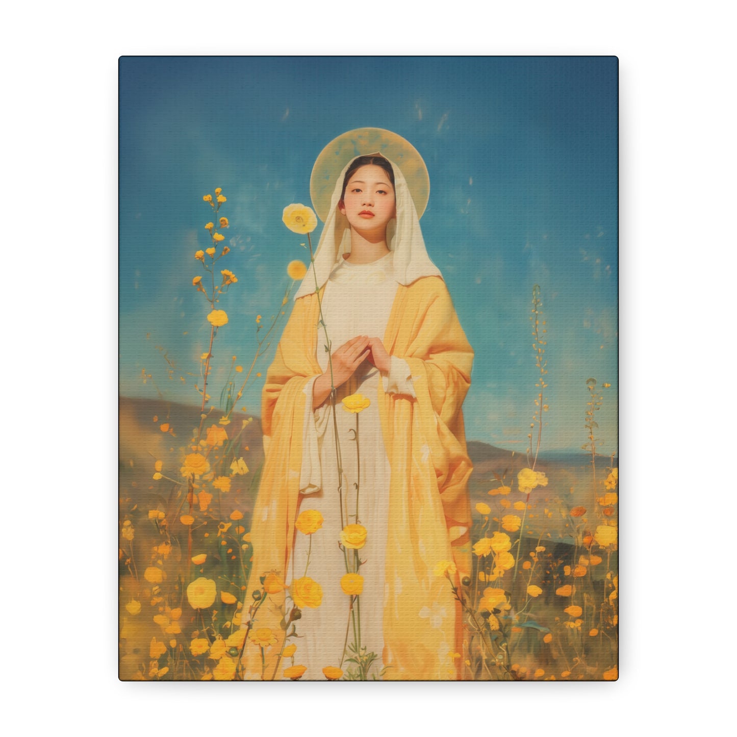Saint Agatha Lin - Gallery Wrapped Canvas - Print - Religious Art for your Home - Catholic Art
