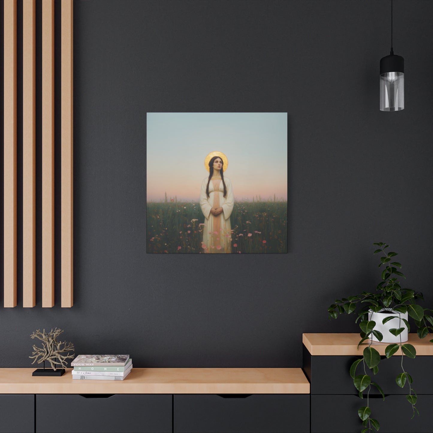 Saint Sabina-  Museum Wrapped Canvas - Sanctified Souls Print - Religious Art for your Home - Catholic Patron Saint Art