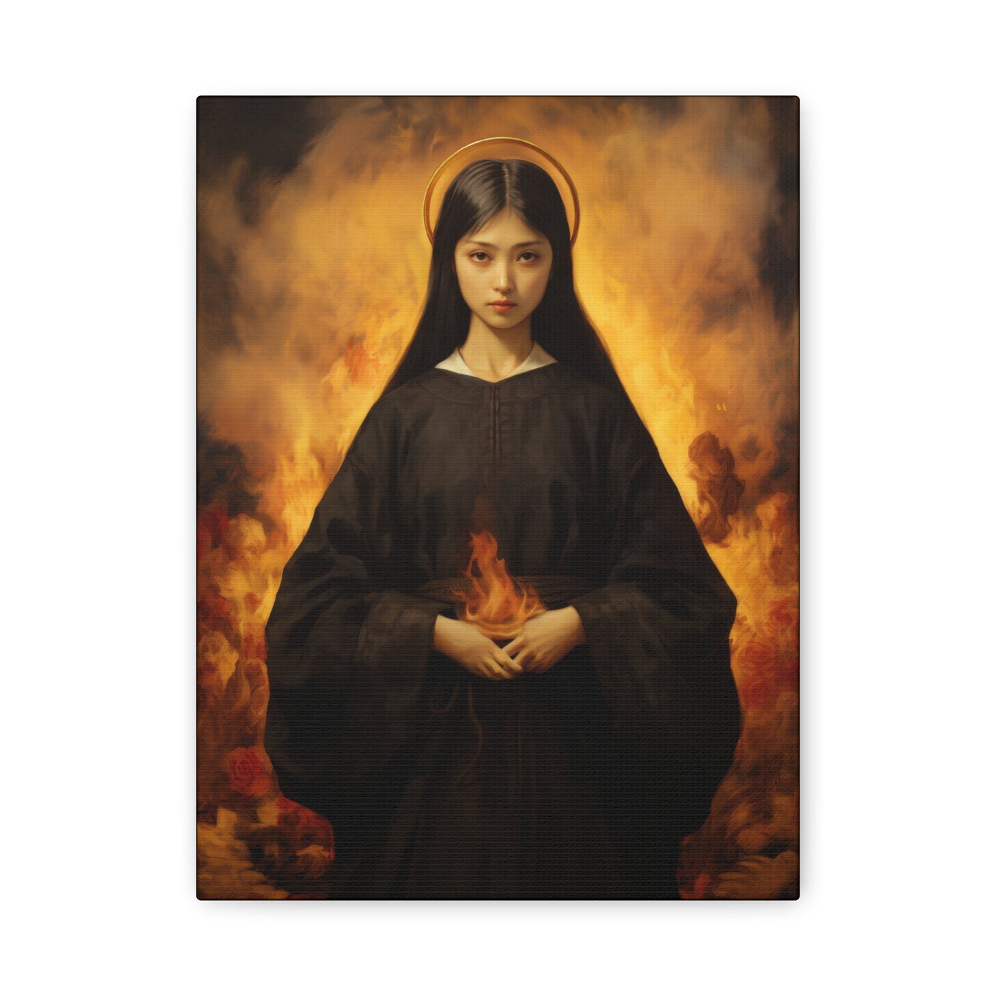 Blessed Mary Magdalen Kiota - Museum Wrapped Canvas - Print - Religious Art for your Home - Christian print - Prayer Room Catholic Saint