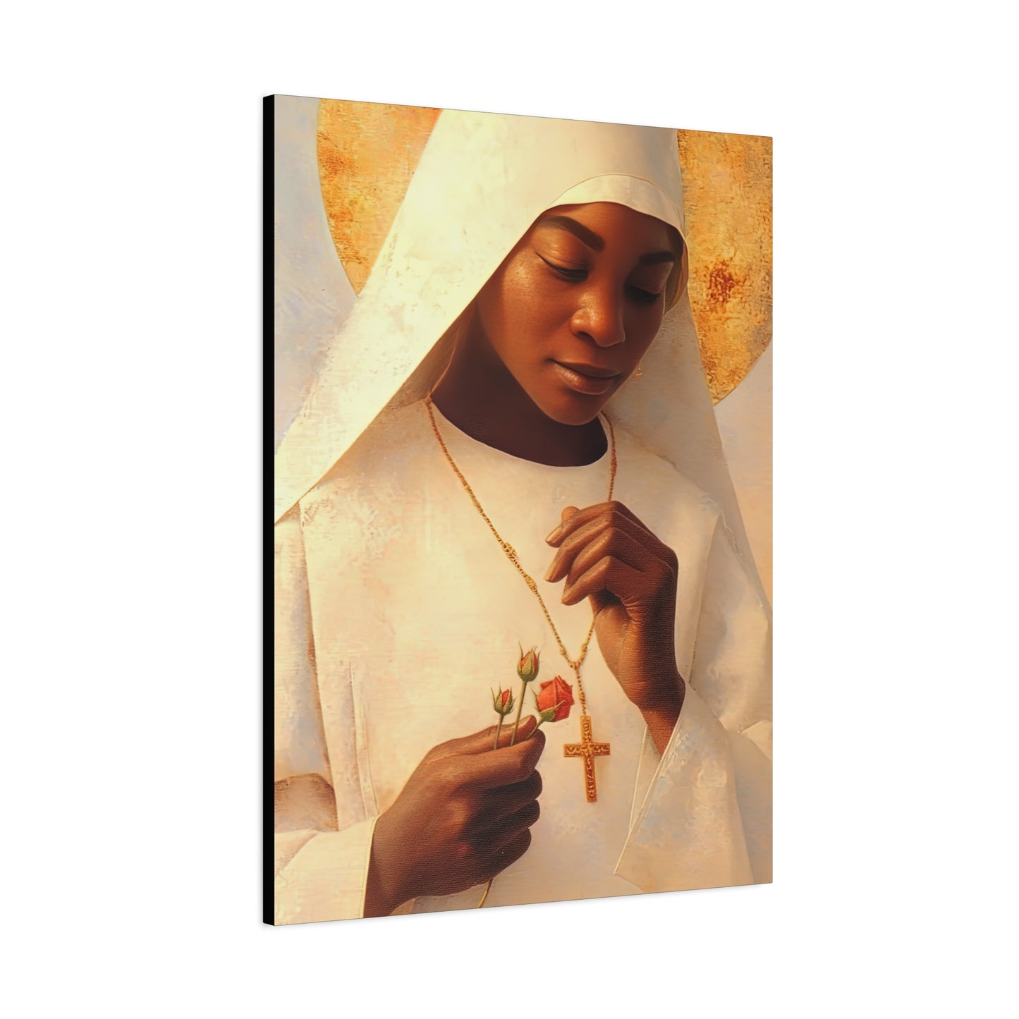 Blessed Marie-Clementine Anuarite Nengapeta - Gallery Wrapped Canvas - Print - Religious Art for your Home - Catholic art print