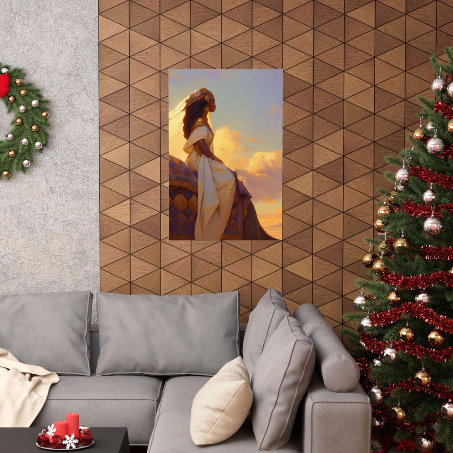 Queen of Sheba - Sanctified Souls Print - Multiple Sizes - Premium Matte Vertical Posters