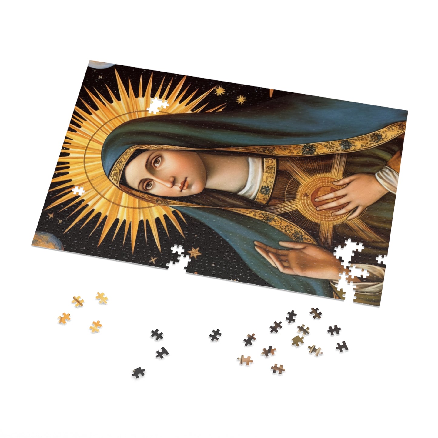 Saint Clare of Assisi - Puzzle and Keepsake Tin - Religious Jigsaw Puzzle (30, 110, 252, 500,1000-Piece) - Religious Puzzle
