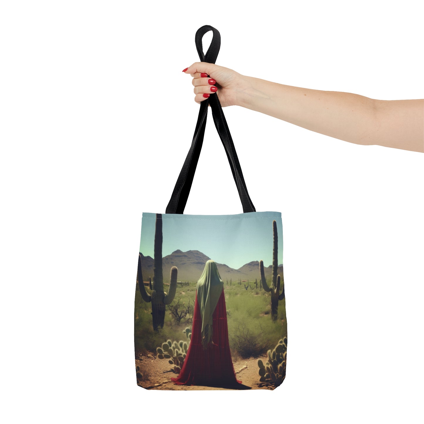 Saint Melania the Elder, Desert Mother Tote Bag - Large Medium Small Faith Art Bag - Catholic Faith Purse - Religious Carry All Reusable