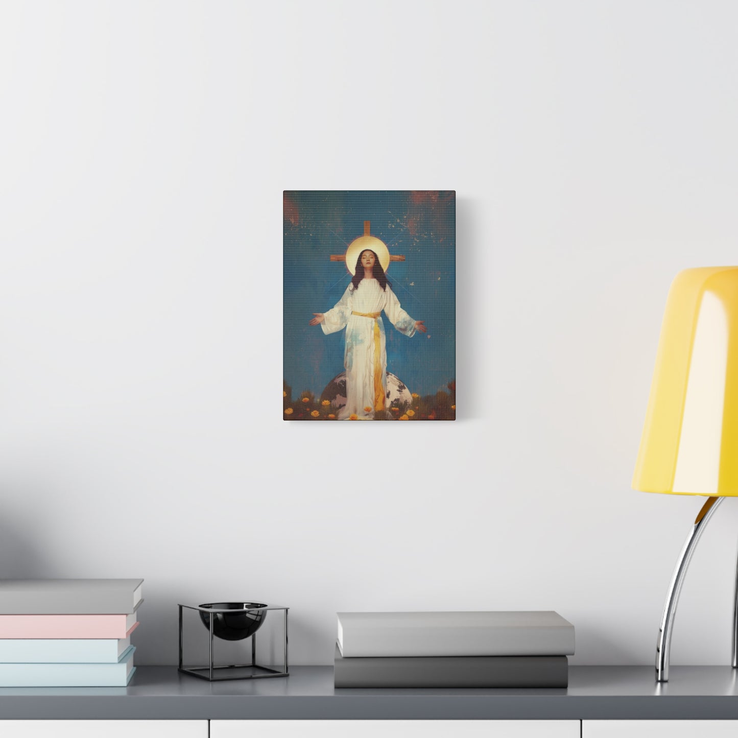 Our Lady of Akita - Mother Mary - Gallery Wrapped Canvas - Print - Religious Art for your Home - Catholic
