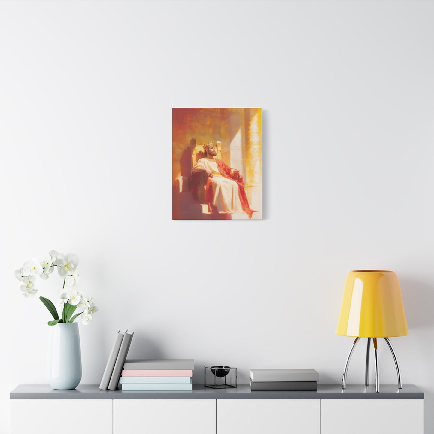 King Solomon: Keeper of God's Understanding - Gallery Wrapped Canvas - Print - Religious Art for your Home - Catholic Art
