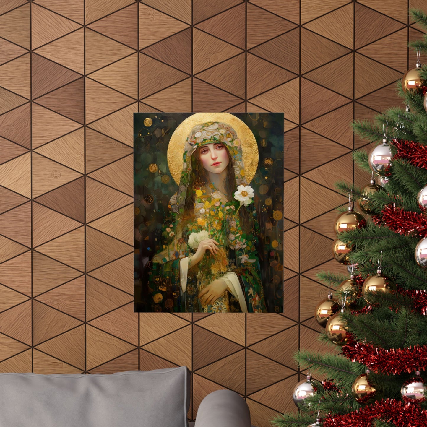 Saint Regina - Sanctified Souls Print - Multiple Sizes - Premium Matte Vertical Posters