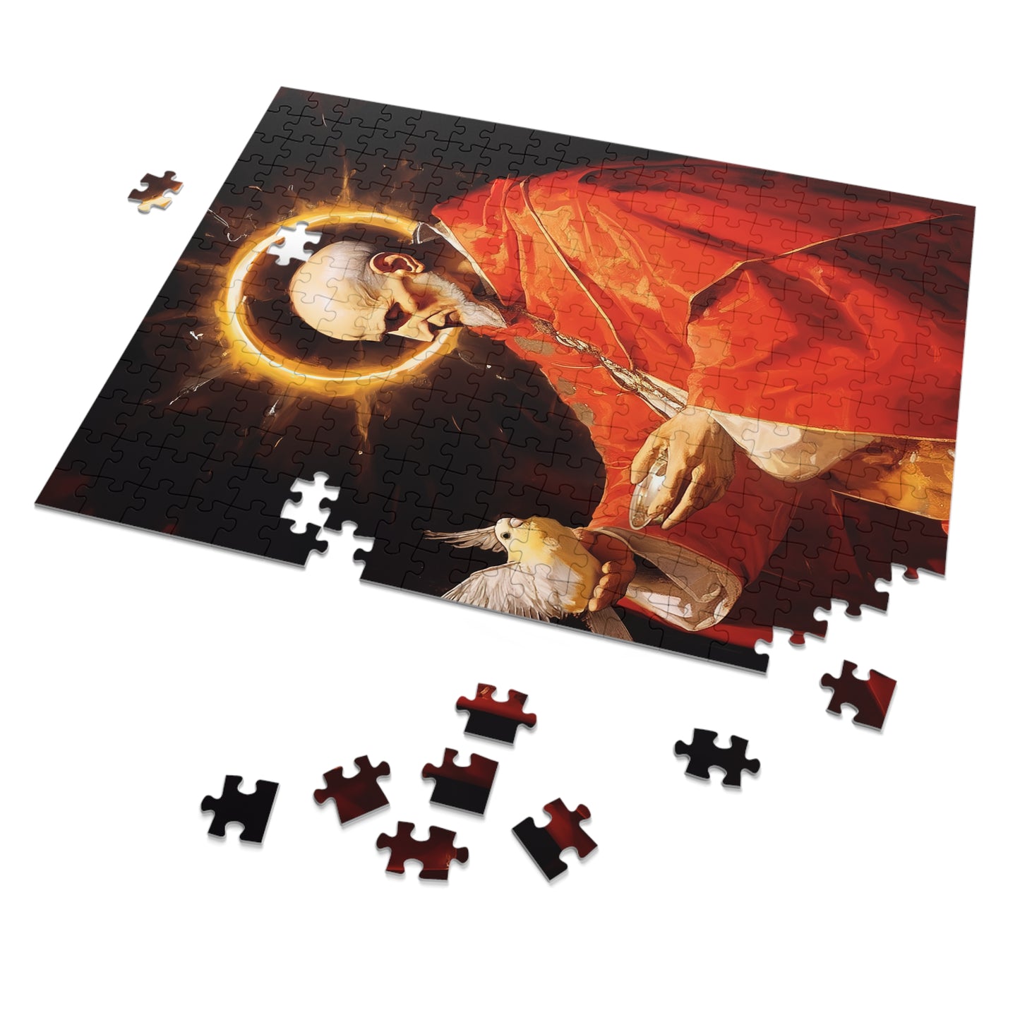 Saint Pope Gregory - Puzzle and Keepsake Tin - Religious Jigsaw Puzzle (30, 110, 252, 500,1000-Piece) - Religious Puzzle