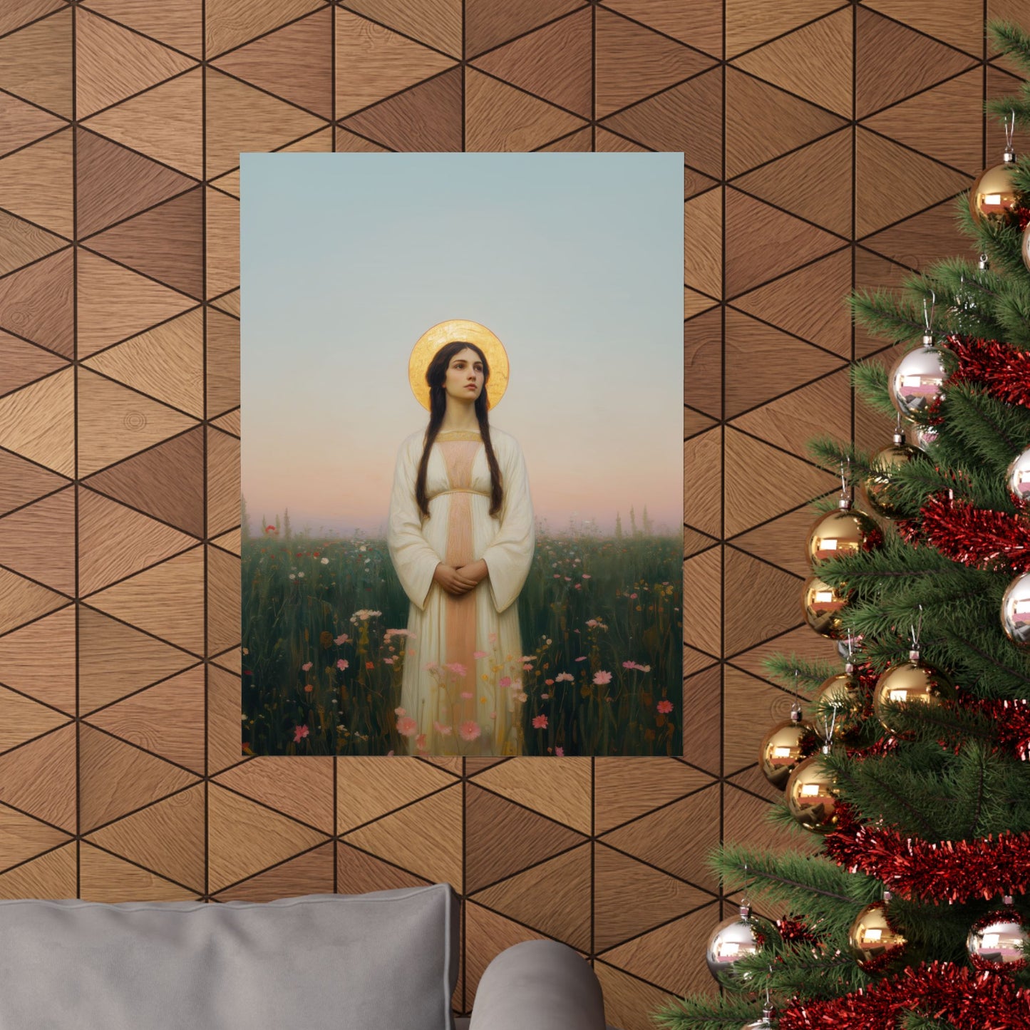 Saint Sabina - Sanctified Souls Print - Multiple Sizes - Premium Matte Vertical Posters - Patron Saint Art