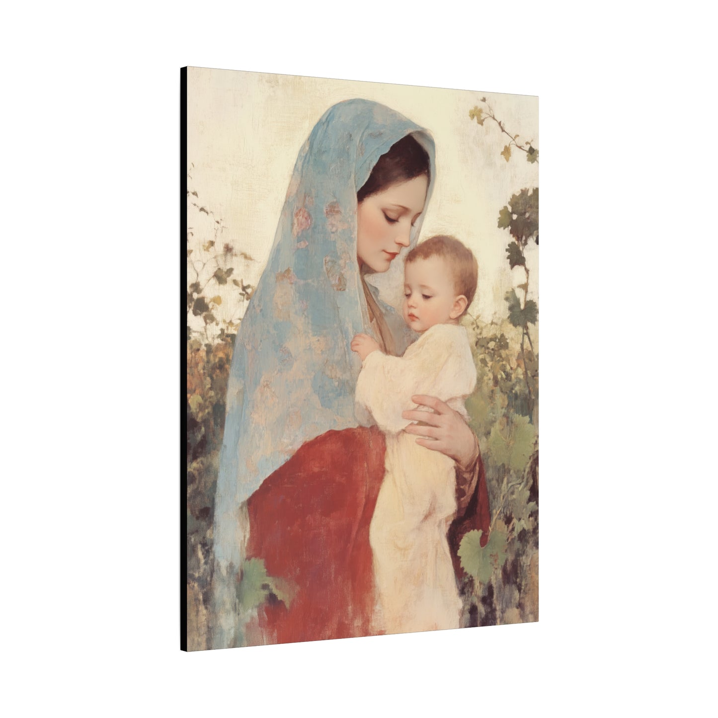 Our Lady of the Grapes / Out Lady of the Harvest - Gallery Wrapped Canvas - Print - Religious Art for your Home - Catholic Art