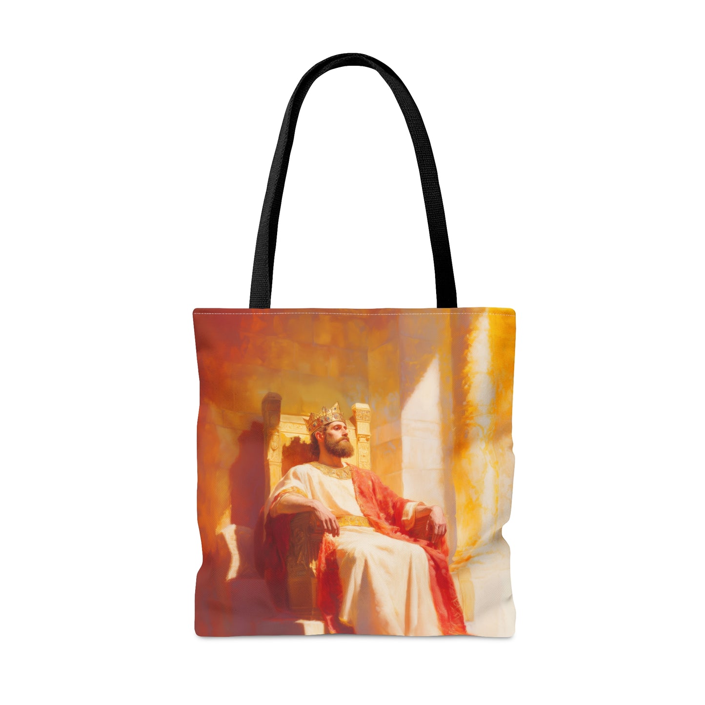 King Solomon: Keeper of God's Understanding - Tote Bag - Large Medium Small Faith Art Bag - Catholic Faith Purse