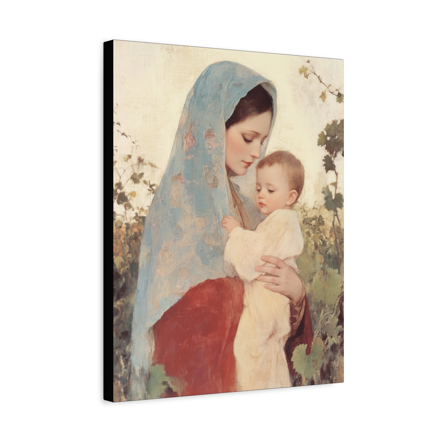Our Lady of the Grapes / Out Lady of the Harvest - Gallery Wrapped Canvas - Print - Religious Art for your Home - Catholic Art