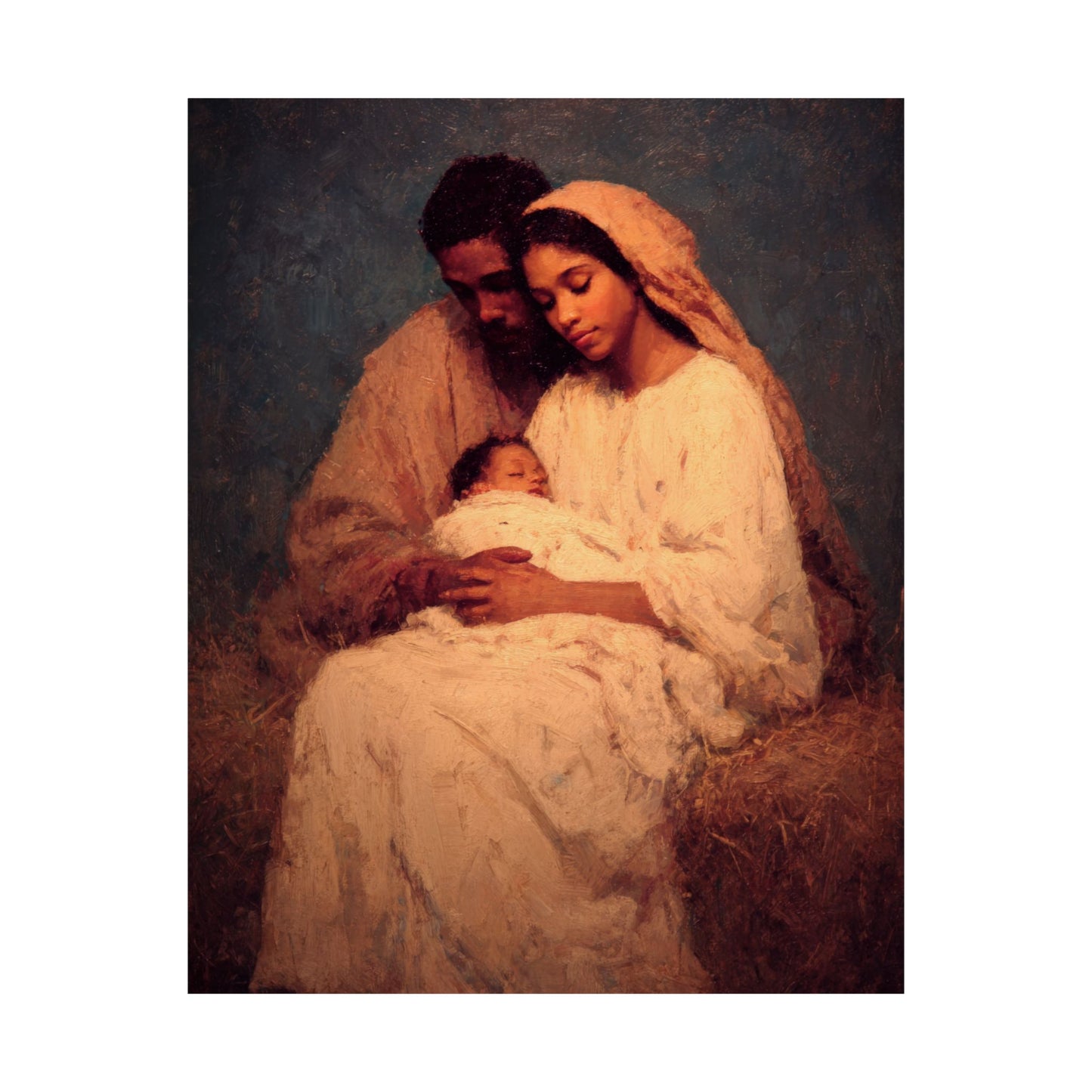 Love Made Visible in the Holy Family - Sanctified Souls Print - Multiple Sizes - Premium Matte Vertical Posters