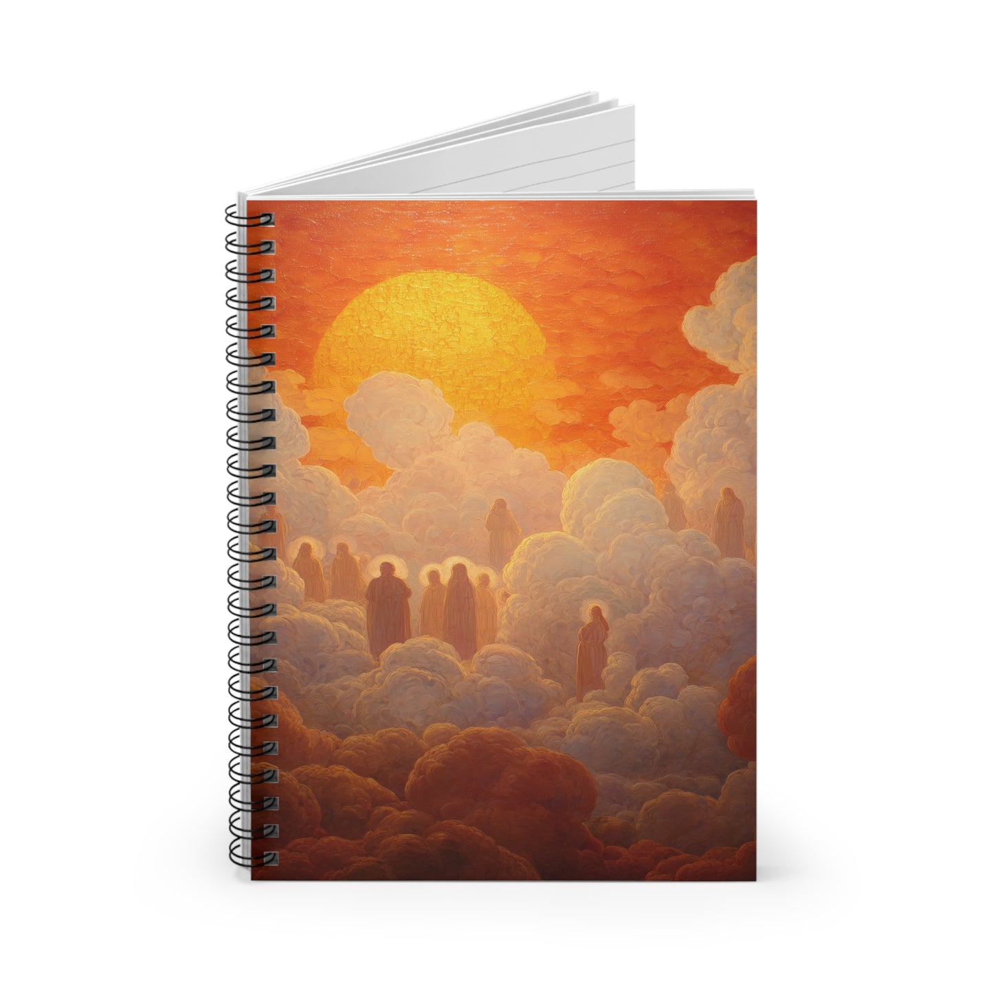 The Feast of All Saints / All Saints Day - Sanctified Souls Art - Religious Based Notebook - Spiral Notebook - Ruled Line