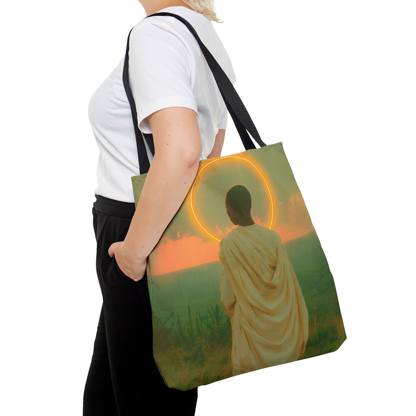 Saint Charles Lwanga - Tote Bag - Large Medium Small Faith Art Bag - Bible Study Faith Purse - Double Sided