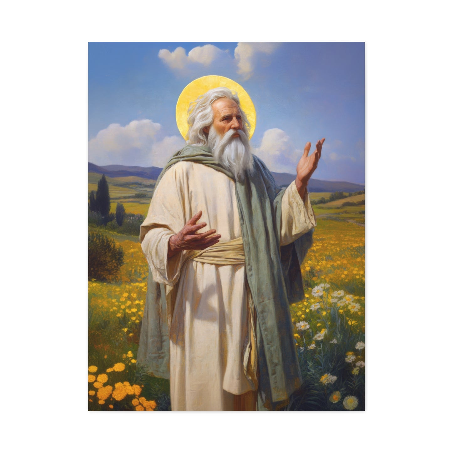 Saint Hilary of Arles - Gallery Wrapped Canvas - Print - Religious Art for your Home - Catholic Art Print