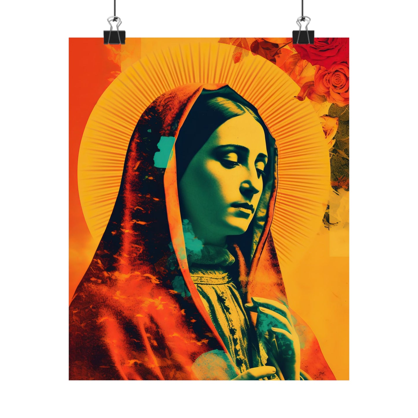 Our Lady's Abundant Love  - Sanctified Souls Print - Multiple Sizes - Premium Matte Vertical Posters - Virgin Mary
