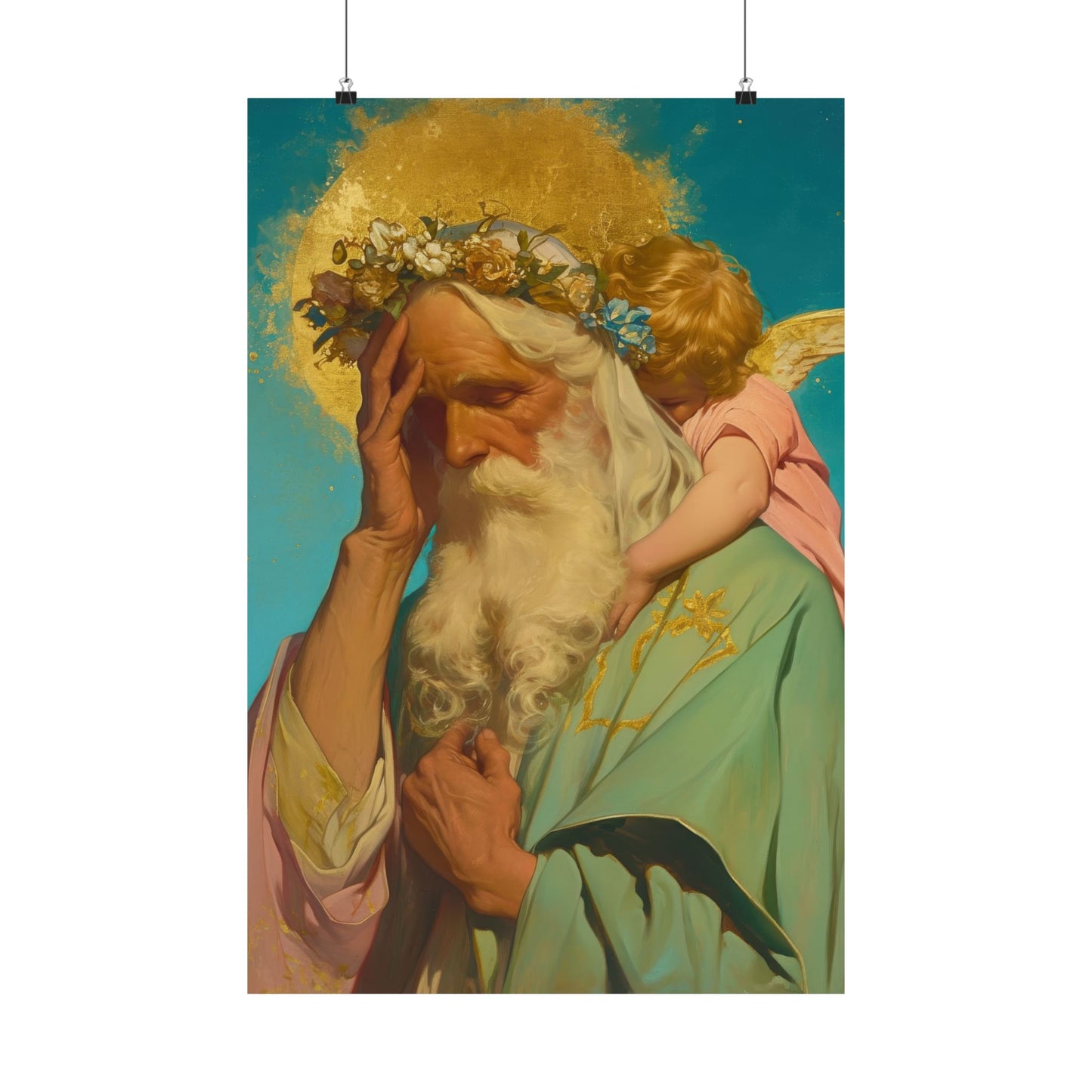 Saint Alexis Falconieri - Sanctified Souls Print - Multiple Sizes - Premium Posters - Catholic Art - Christian Home Decor Artwork