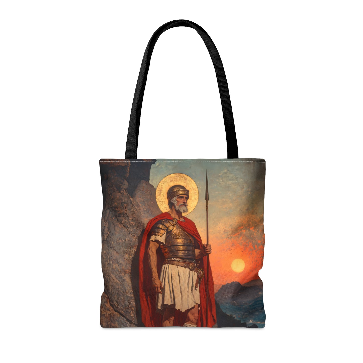 Saint Andrew the Tribune Tote Bag - Large Medium Small Faith Art Bag - Catholic Faith Purse - Religious - Prayer Bag - Devotional Purse