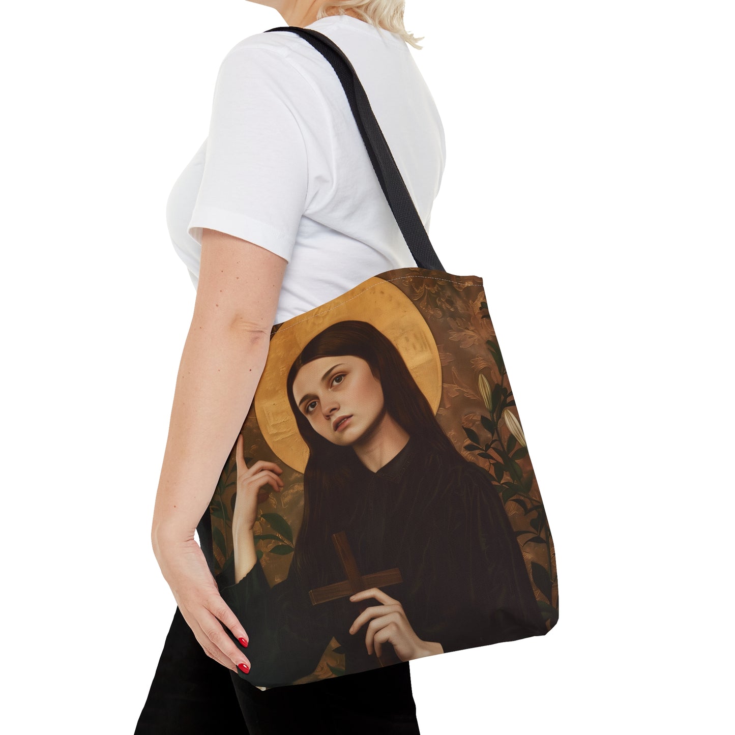 Saint Clelia Barbieri Tote Bag - Large Medium Small Faith Art Bag - Catholic Faith Purse - Religious Carry All
