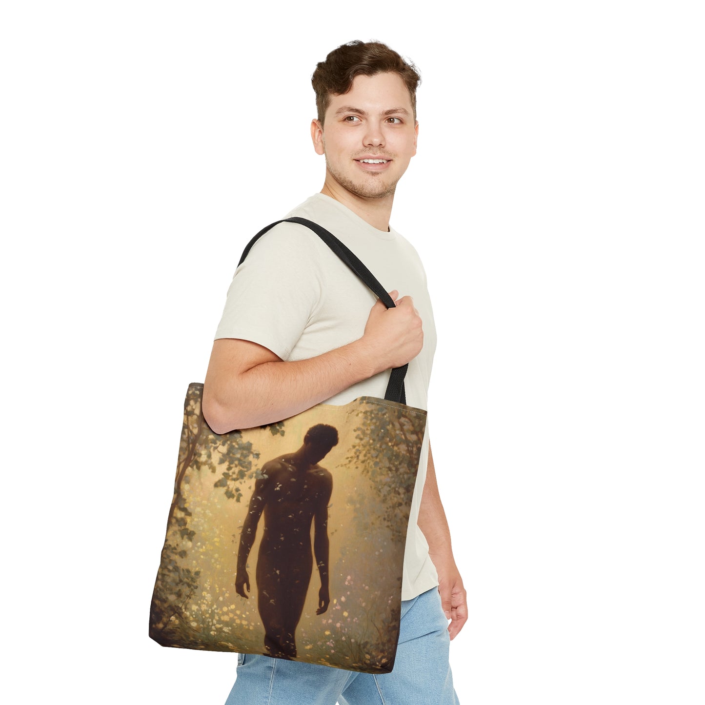 Saint Adam - Tote Bag - Large Medium Small Faith Art Bag - Bible Study Faith Purse - Double Sided