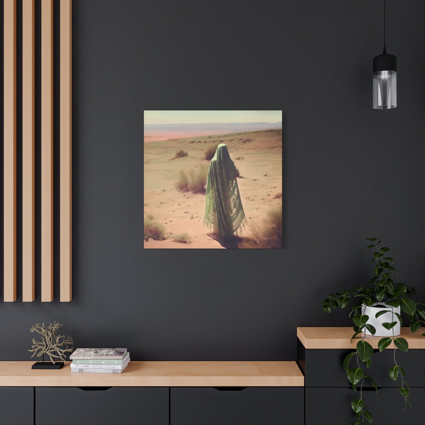 Saint Theodora of Alexandria  - Museum Wrapped Canvas - Sanctified Souls Print - Desert Mothers Series - Fine art Print - Religiou