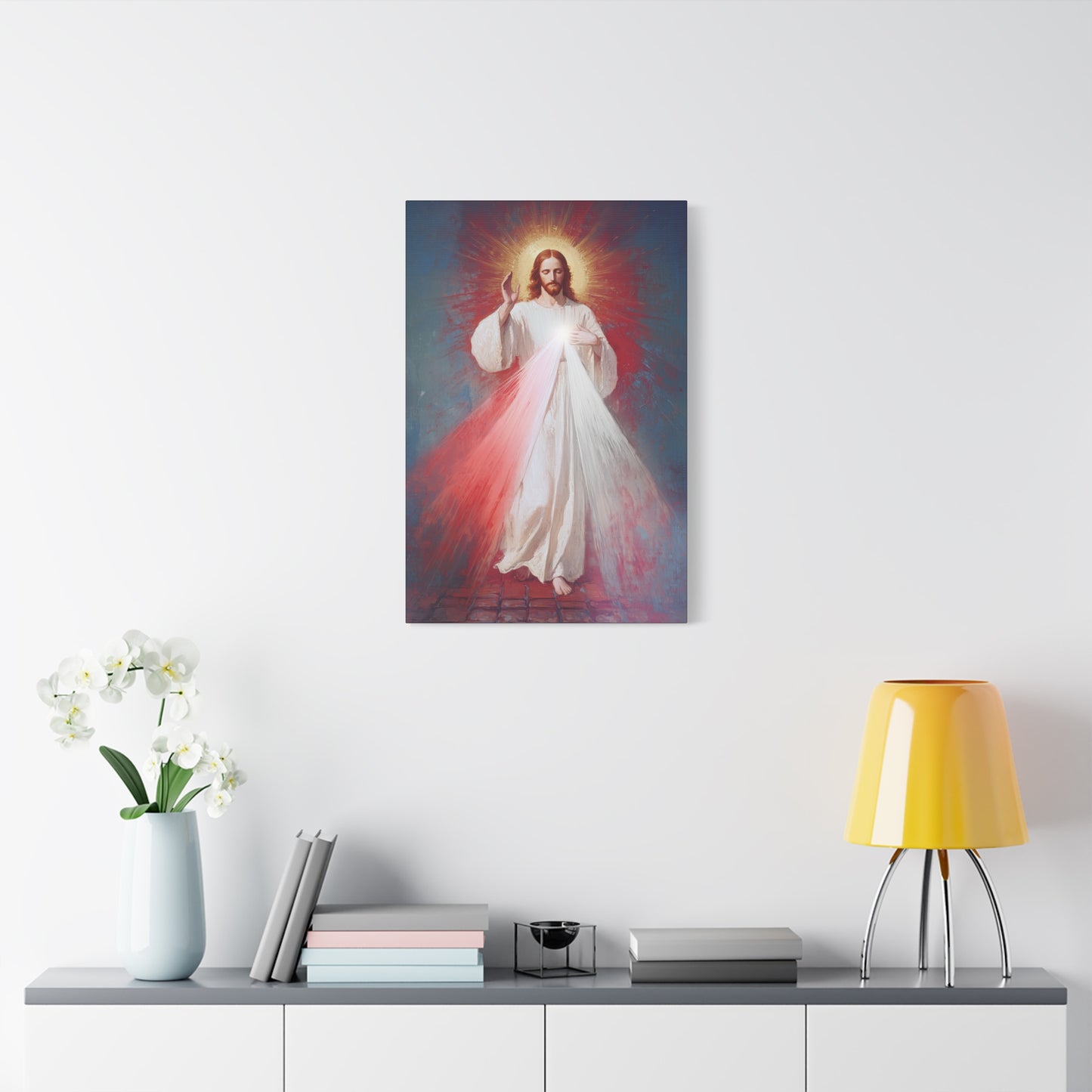 The Divine Mercy - Our Lord Jesus Christ - Gallery Wrapped Canvas - Print - Religious Art for your Home - Catholic