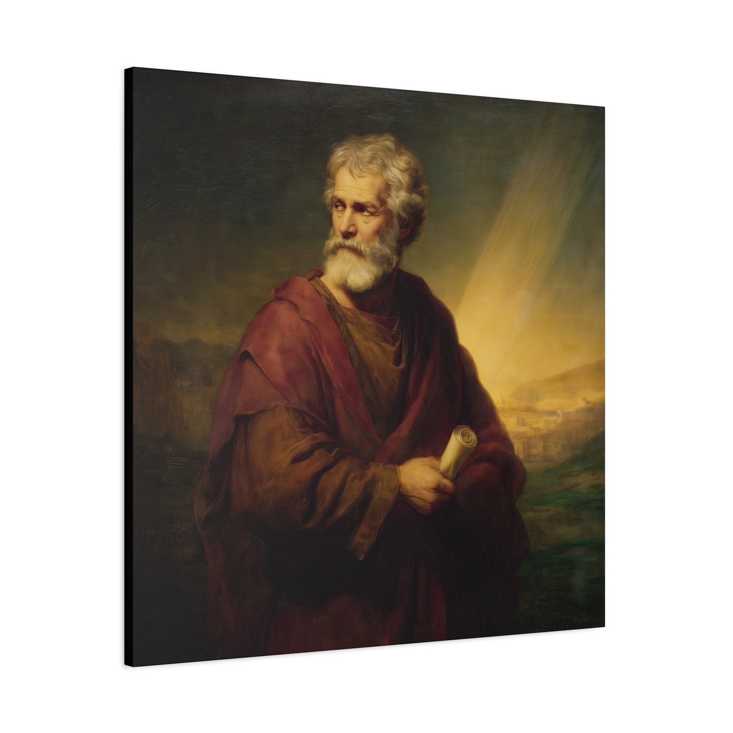 Saint Phillip the Apostle -  Museum Wrapped Canvas - Sanctified Souls Print - Religious Art for your Home