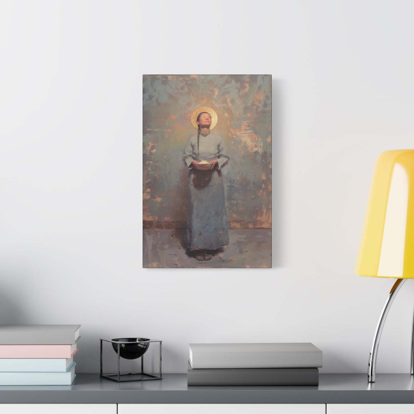 Saint Martha Wang - Chinese Martyr Saint  - Gallery Wrapped Canvas - Print - Religious Art for your Home - Catholic Art