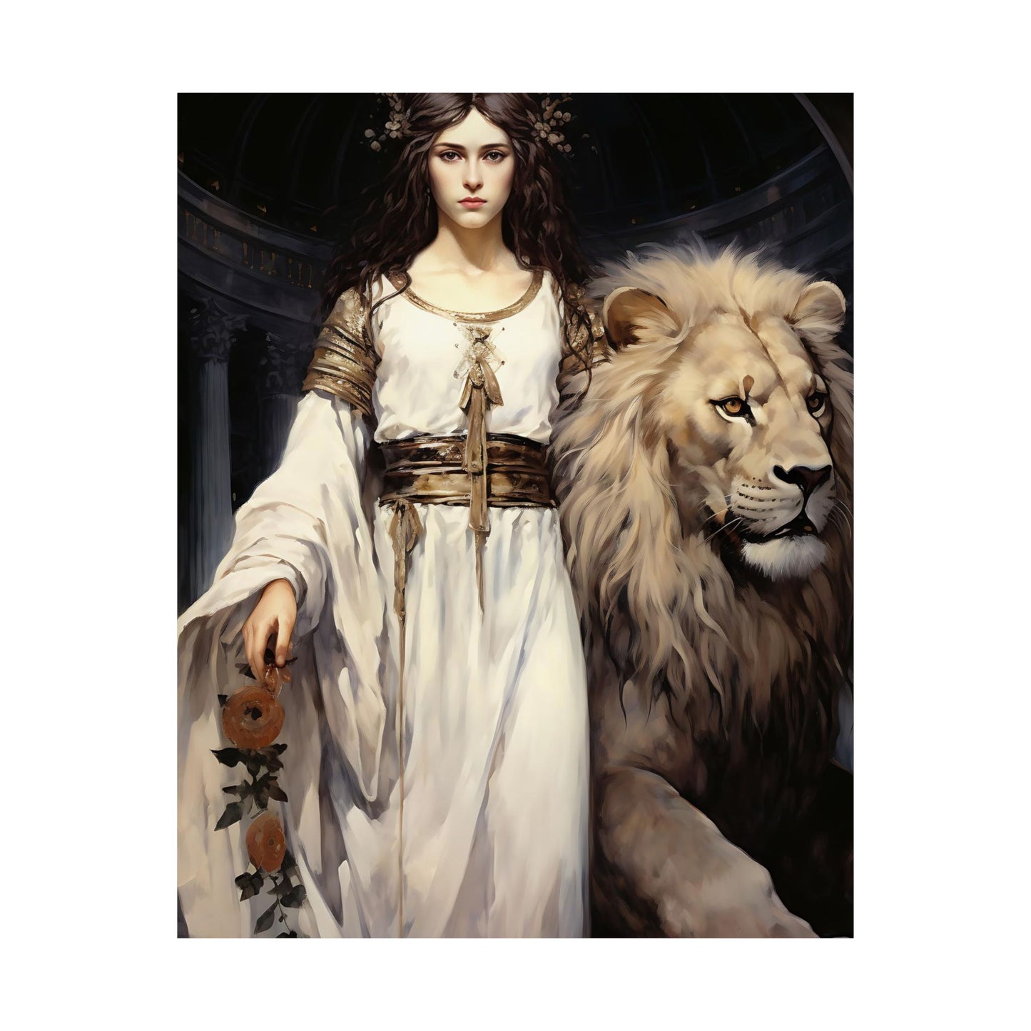 Saint Euphemia Print - Sanctified Souls Print - Multiple Sizes - Premium Matte Vertical Posters