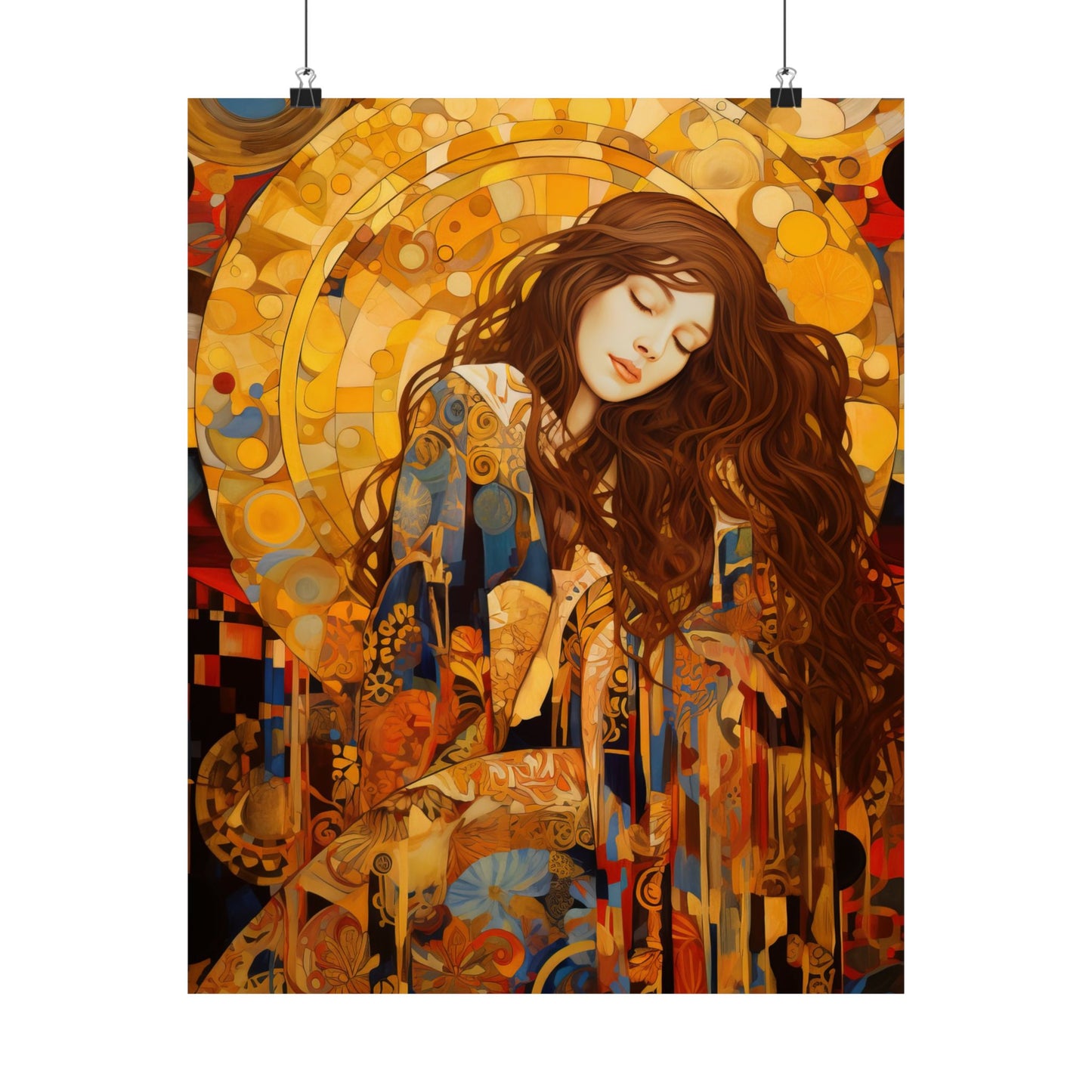 Embodied Grace: Mary Magdalene's Resilience Print - Sanctified Souls Print - Multiple Sizes - Premium Matte Vertical Posters