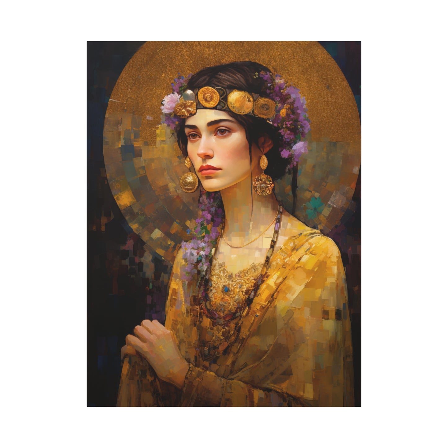 Saint Lydia Purpuraria Canvas Print - Multiple Sizes - Catholic Home art - Museum Wrapped Canvas - Sanctified Souls Print