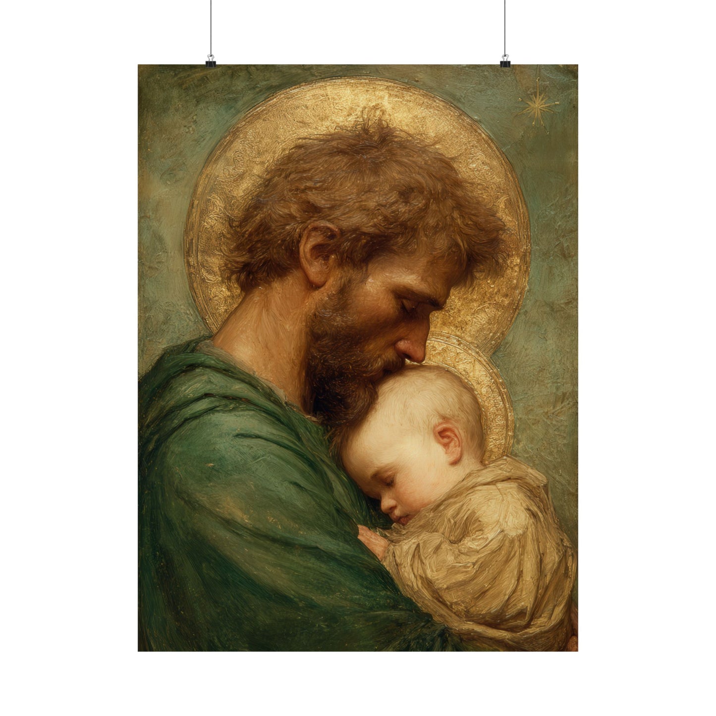 Saint Joseph the Father - Sanctified Souls Print - Multiple Sizes - Premium Matte Vertical Posters