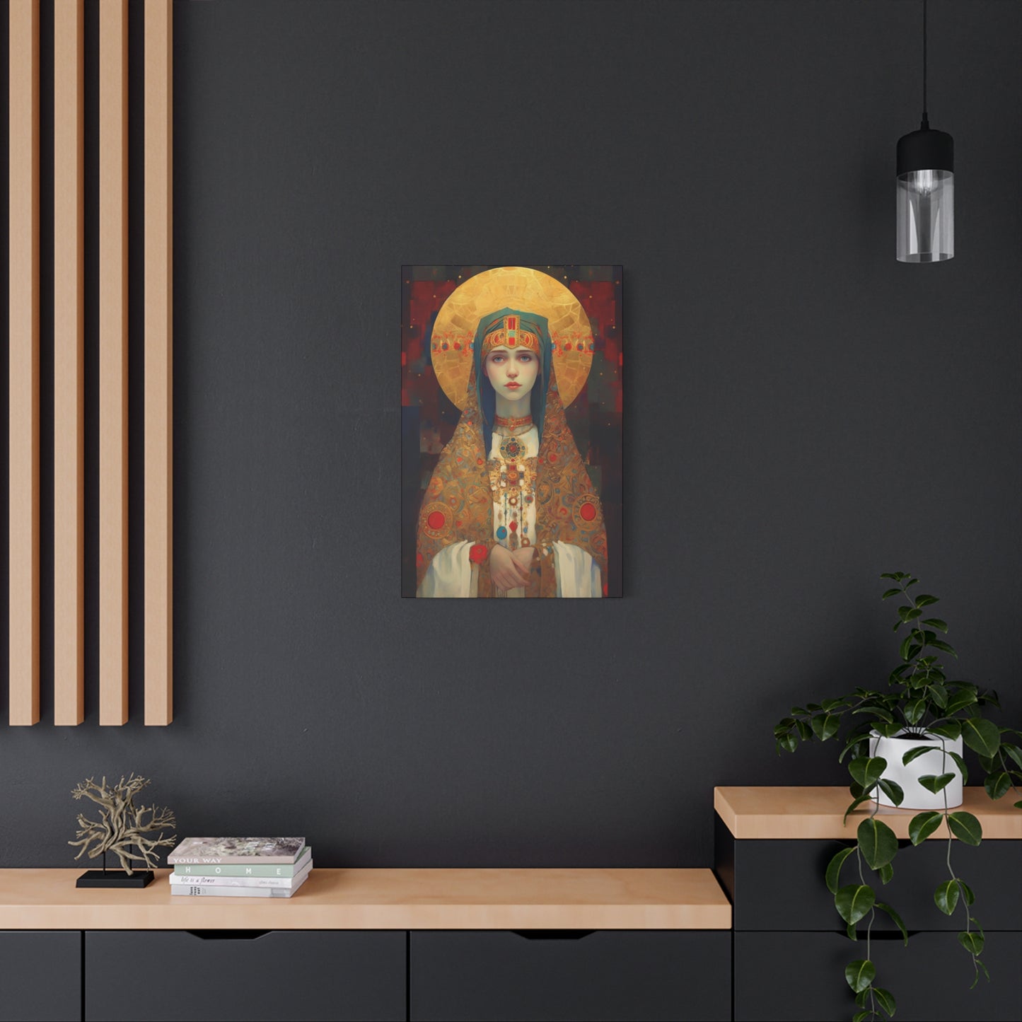 Saint Anastasia of Sirmium - Museum Wrapped Canvas - Sanctified Souls Print - Religious Art for your Home