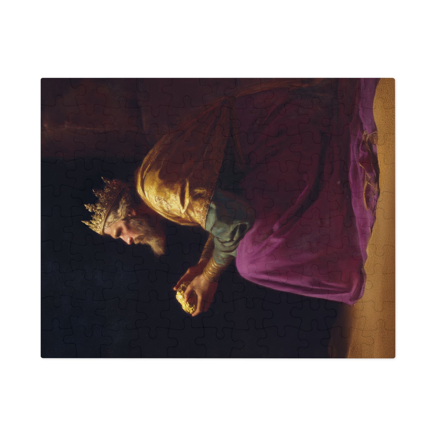 Melchior and the Gift Fit for a King - 3 Wise Men - Puzzle and Keepsake Tin - Religious Jigsaw Puzzle (30, 110, 252, 500,1000-Piece)