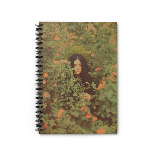 Saint Eve - Sanctified Souls Art - Religious Based Notebook - Spiral Notebook - Ruled Line - Catholic Faith Artwork