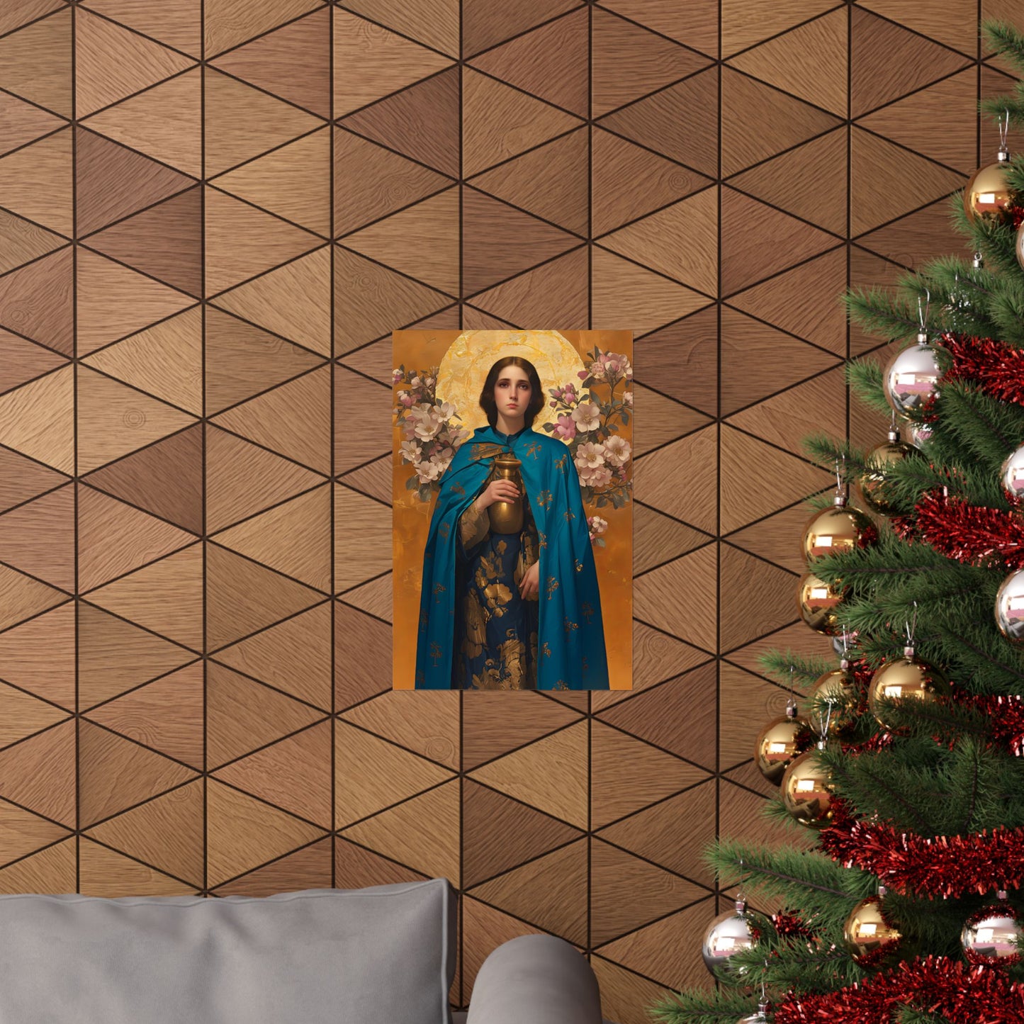 Saint Anastasia the Patrician of Alexandria - Sanctified Souls Print - Multiple Sizes - Premium Matte Vertical Posters