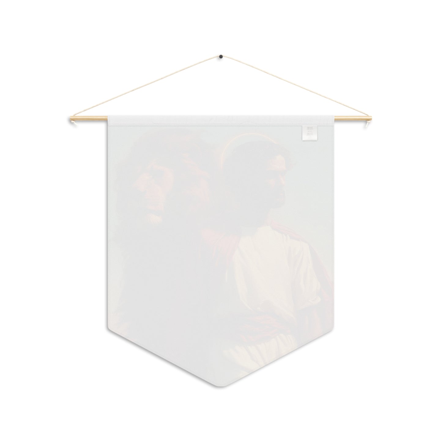 Saint Mark the Evangelist Pennant / Banner / Wall Hanging - Prayer room art - 18" x 21" - Catholic prayer Religious Christian Gift