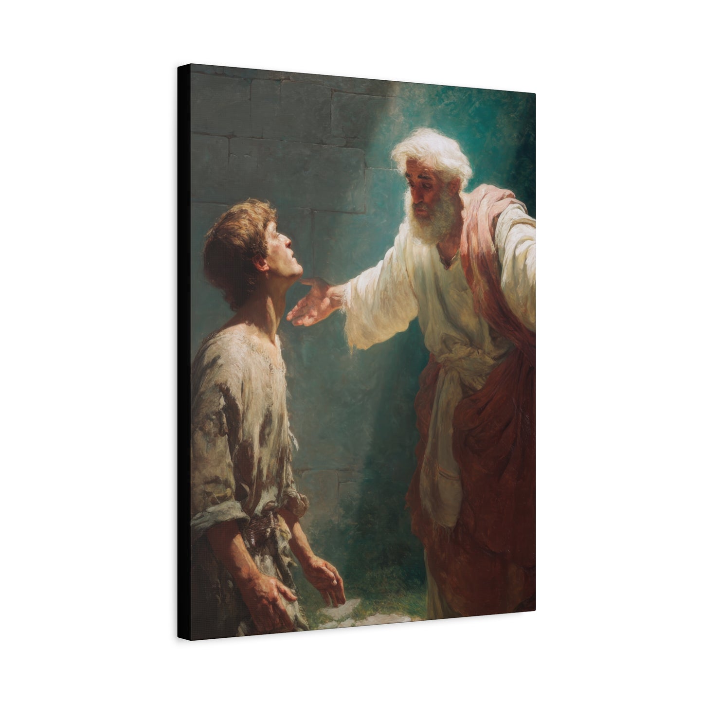 Homecoming of the Prodigal Son - Gallery Wrapped Canvas - Print - Religious Art for your Home - Catholic Art Print