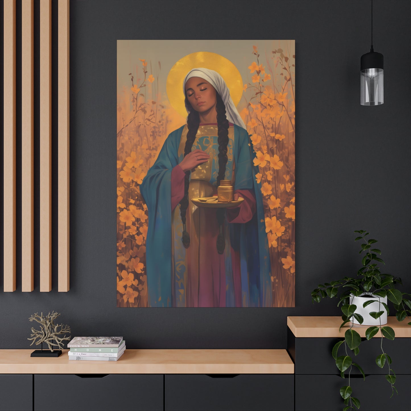 Saint Hermione of Ephesus - Gallery Wrapped Canvas - Print - Religious Art for your Home - Catholic Art Print